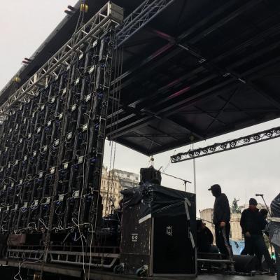 Escenario Fondo Con Pantalla Led